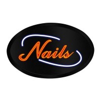 LED Sign Oval Nail