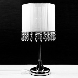 Chandelier Table Touch Lamp White