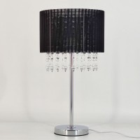Classic Chandelier Table Lamp Black