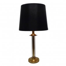 Premium Quality Classic Table Lamp with Black Shade - H72